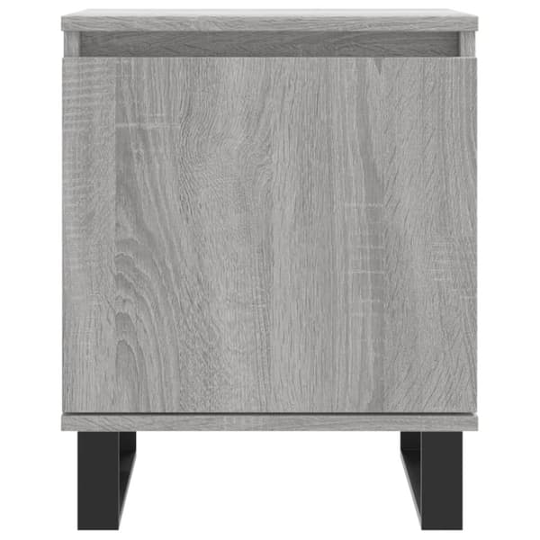 vidaXL Nattbord 2 stk grå sonoma 40x30x50 cm konstruert tre