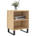 Miniatyrbilde 3 av 11: vidaXL Nattbord 2 stk sonoma eik 40x30x50 cm konstruert tre