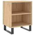 Miniatyrbilde 4 av 11: vidaXL Nattbord 2 stk sonoma eik 40x30x50 cm konstruert tre