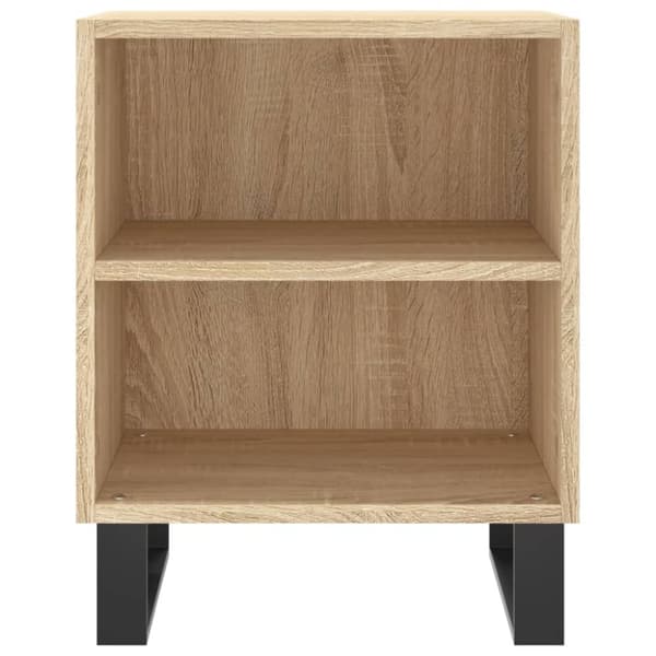 vidaXL Nattbord 2 stk sonoma eik 40x30x50 cm konstruert tre