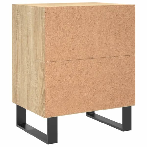 vidaXL Nattbord 2 stk sonoma eik 40x30x50 cm konstruert tre