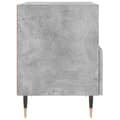 Miniatyrbilde 7 av 11: vidaXL Nattbord 2 stk betonggrå 40x35x47,5 cm konstruert tre