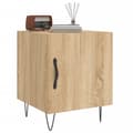 Miniatyrbillede 3 af 11: vidaXL sengebord 40x40x50 cm konstrueret træ sonoma-eg