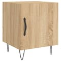 Miniatyrbillede 1 af 11: vidaXL sengebord 40x40x50 cm konstrueret træ sonoma-eg