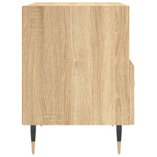 vidaXL sengeborde 2 stk. 40x35x47,5 cm konstrueret træ sonoma-eg