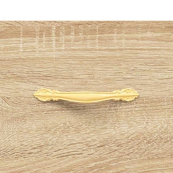 vidaXL sengeborde 2 stk. 40x35x47,5 cm konstrueret træ sonoma-eg