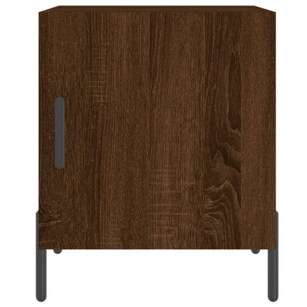 vidaXL Nattbord brun eik 40x40x50 cm konstruert tre