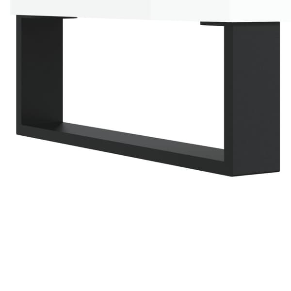 vidaXL Nattbord 2 stk høyglans hvit 40x30x50 cm konstruert tre
