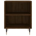 Miniatyrbilde 5 av 11: vidaXL Nattbord 2 stk brun eik 40x30x50 cm konstruert tre