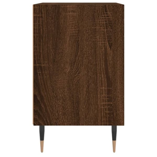vidaXL Nattbord 2 stk brun eik 40x30x50 cm konstruert tre