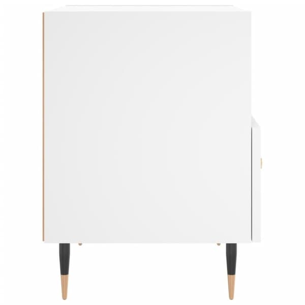 vidaXL sengebord 40x35x47,5 cm konstrueret træ hvid