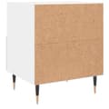 Miniatyrbillede 5 af 11: vidaXL sengebord 40x35x47,5 cm konstrueret træ hvid
