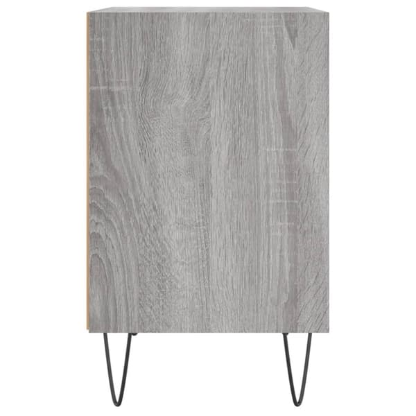 vidaXL Nattbord 2 stk grå sonoma 40x30x50 cm konstruert tre