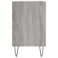 Miniatyrbilde 6 av 11: vidaXL Nattbord 2 stk grå sonoma 40x30x50 cm konstruert tre