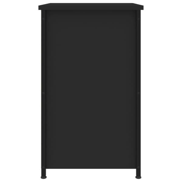 vidaXL Nattbord svart 40x36x60 cm konstruert tre