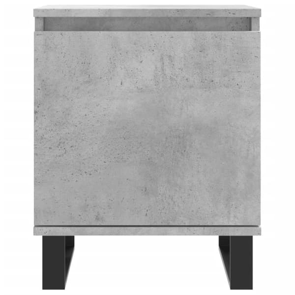 vidaXL Nattbord betonggrå 40x30x50 cm konstruert tre