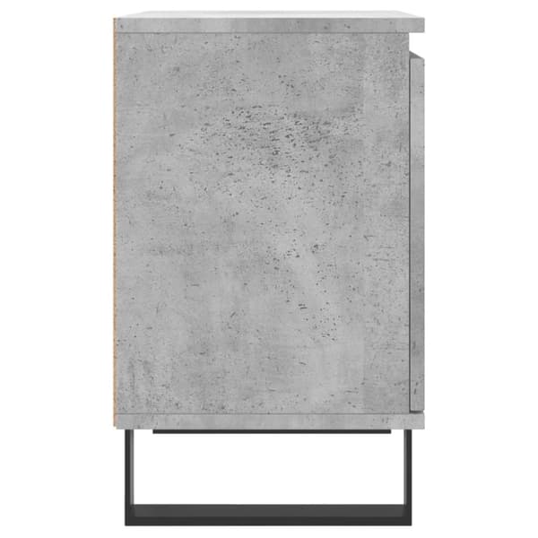 vidaXL Nattbord betonggrå 40x30x50 cm konstruert tre