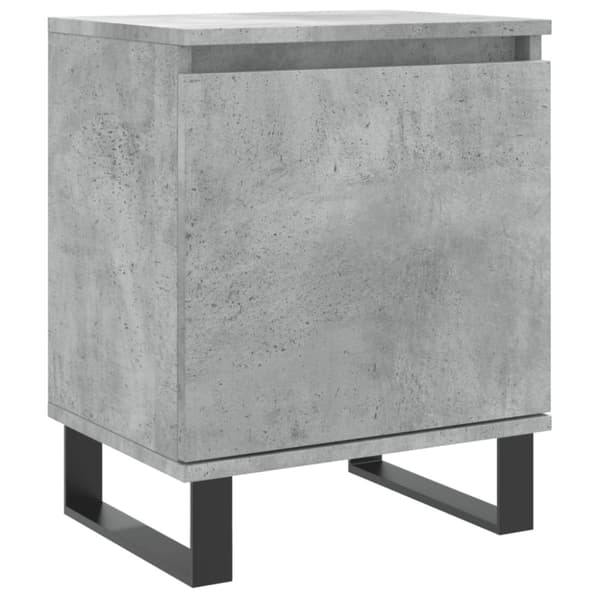 vidaXL Nattbord betonggrå 40x30x50 cm konstruert tre