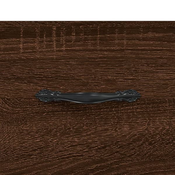 vidaXL Nattbord brun eik 40x35x47,5 cm konstruert tre