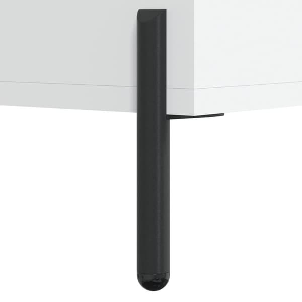 vidaXL sengebord 40x35x47,5 cm konstrueret træ hvid