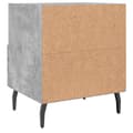 Miniatyrbillede 8 af 11: vidaXL sengeborde 2 stk. 40x35x47,5 cm konstrueret træ betongrå