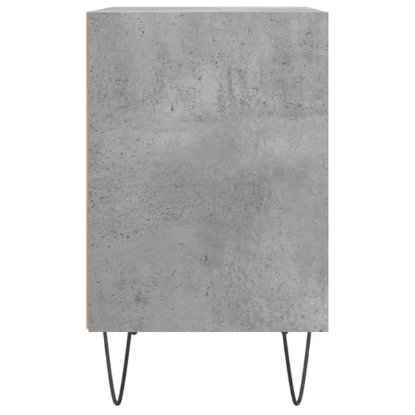 vidaXL sengeborde 2 stk. 40x30x50 cm konstrueret træ betongrå