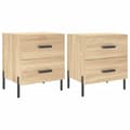 Miniatyrbilde 1 av 11: vidaXL Nattbord 2 stk sonoma eik 40x35x47,5 cm konstruert tre