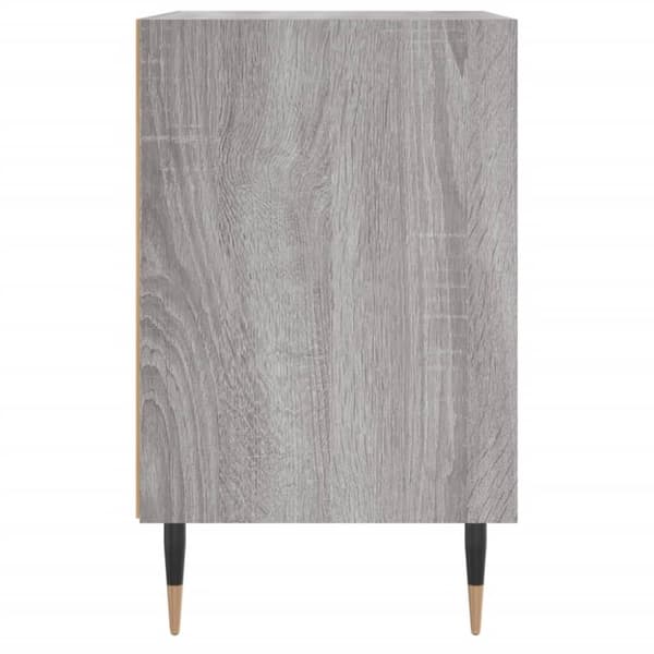 vidaXL Nattbord 2 stk grå sonoma 40x30x50 cm konstruert tre