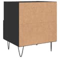 Miniatyrbillede 8 af 11: vidaXL sengeborde 2 stk. 40x35x47,5 cm konstrueret træ sort