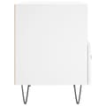 Miniatyrbilde 7 av 11: vidaXL Nattbord 2 stk hvit 40x35x47,5 cm konstruert tre