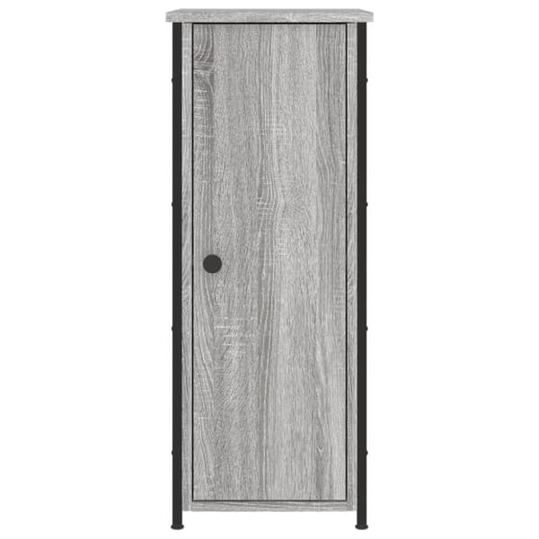 vidaXL sengebord 32x42x80 cm konstrueret træ grå sonoma-eg