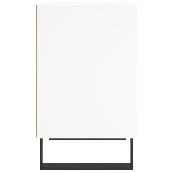 vidaXL Nattbord hvit 40x30x50 cm konstruert tre