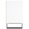 Miniatyrbilde 5 av 10: vidaXL Nattbord hvit 40x30x50 cm konstruert tre