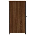 Miniatyrbilde 6 av 11: vidaXL Nattbord brun eik 32x42x80 cm konstruert tre