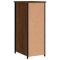 Miniatyrbilde 7 av 11: vidaXL Nattbord brun eik 32x42x80 cm konstruert tre
