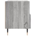Miniatyrbilde 7 av 11: vidaXL Nattbord 2 stk grå sonoma 40x35x47,5 cm konstruert tre