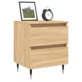 Miniatyrbillede 2 af 11: vidaXL sengebord 40x35x50 cm konstrueret træ sonoma-eg