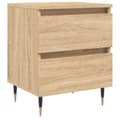 Miniatyrbillede 1 af 11: vidaXL sengebord 40x35x50 cm konstrueret træ sonoma-eg