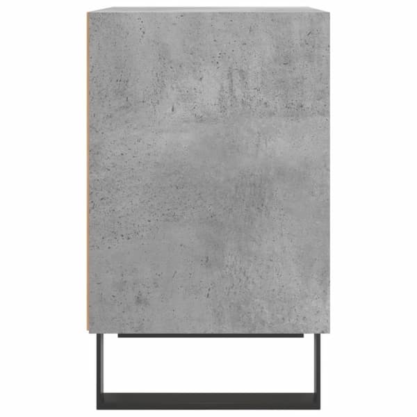 vidaXL sengeborde 2 stk. 40x30x50 cm konstrueret træ betongrå