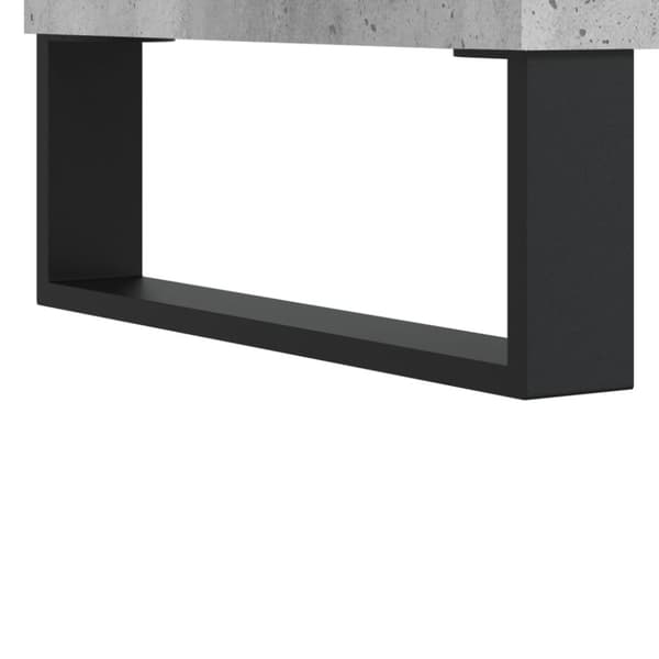 vidaXL sengeborde 2 stk. 40x30x50 cm konstrueret træ betongrå