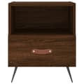 Miniatyrbilde 5 av 11: vidaXL Nattbord 2 stk brun eik 40x35x47,5 cm konstruert tre