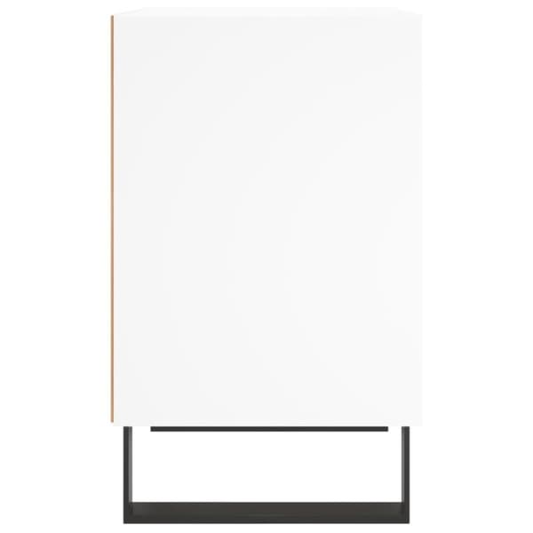 vidaXL Nattbord 2 stk hvit 40x30x50 cm konstruert tre