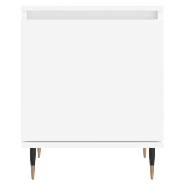 vidaXL Nattbord 2 stk hvit 40x30x50 cm konstruert tre
