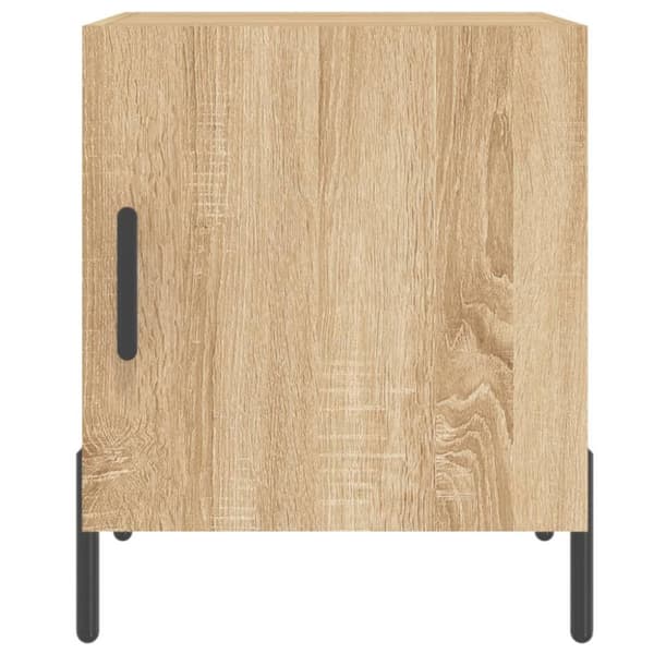 vidaXL Sängbord sonoma-ek 40x40x50 cm konstruerat trä
