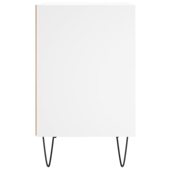 vidaXL Nattbord 2 stk hvit 40x30x50 cm konstruert tre
