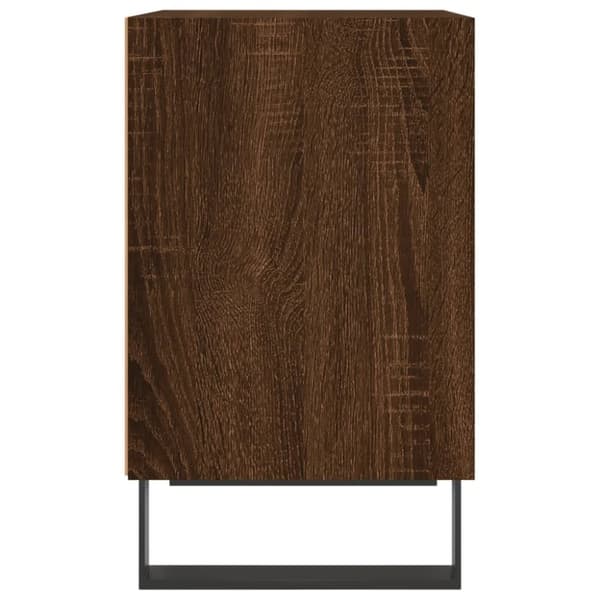 vidaXL Nattbord 2 stk brun eik 40x30x50 cm konstruert tre