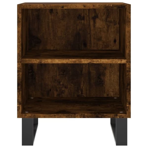 vidaXL Nattbord 2 stk røkt eik 40x30x50 cm konstruert tre