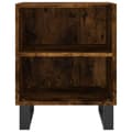 Pikkukuva 5 / 11: vidaXL Yöpöydät 2 kpl savutammi 40x30x50 cm tekninen puu