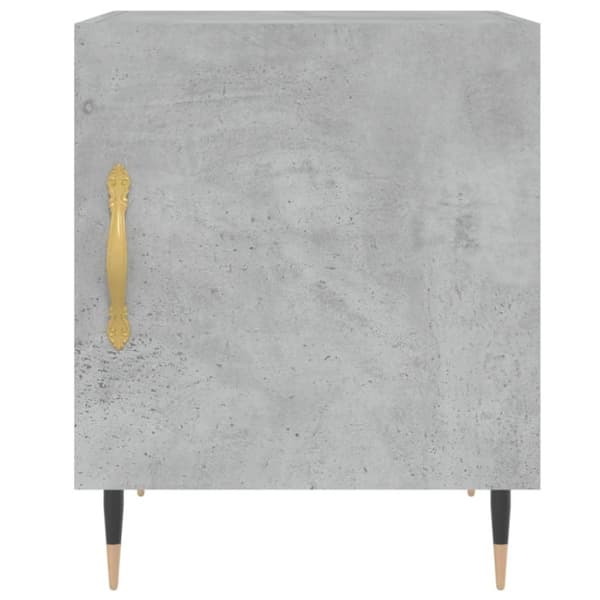 vidaXL Nattbord 2 stk betonggrå 40x40x50 cm konstruert tre