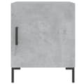 Pikkukuva 3 / 11: vidaXL Yöpöydät 2 kpl betoninharmaa 40x40x50 cm tekninen puu